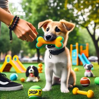 Cách dạy chó THẢ ĐỒ khi nhặt phải vật nguy hiểm.